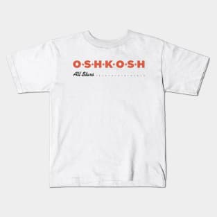 Defunct Oshkosh All-Stars Basketball Team Kids T-Shirt